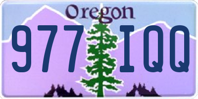 OR license plate 977IQQ