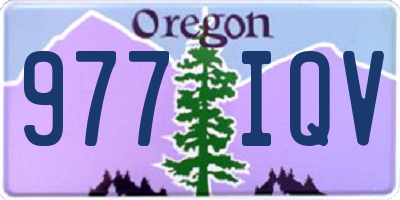 OR license plate 977IQV