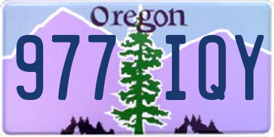 OR license plate 977IQY