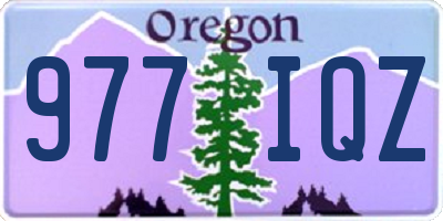 OR license plate 977IQZ