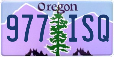 OR license plate 977ISQ