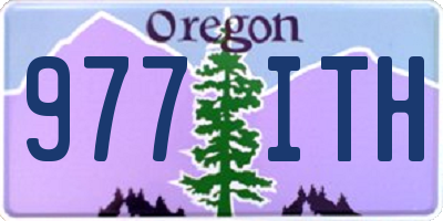 OR license plate 977ITH