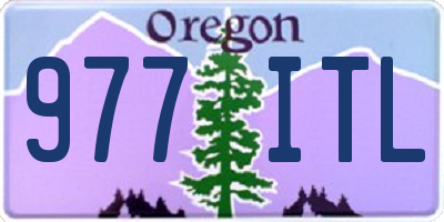 OR license plate 977ITL