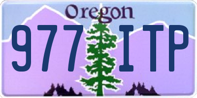 OR license plate 977ITP