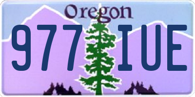 OR license plate 977IUE