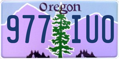 OR license plate 977IUO