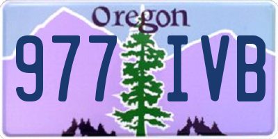 OR license plate 977IVB