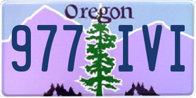 OR license plate 977IVI