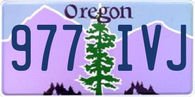 OR license plate 977IVJ