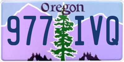 OR license plate 977IVQ
