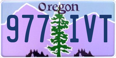 OR license plate 977IVT