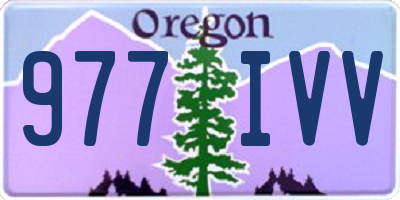 OR license plate 977IVV