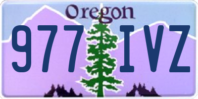 OR license plate 977IVZ