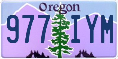 OR license plate 977IYM