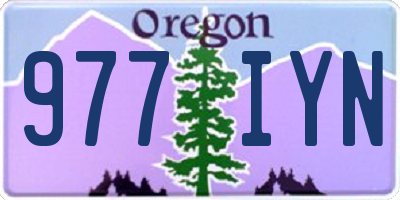 OR license plate 977IYN