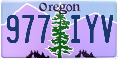 OR license plate 977IYV