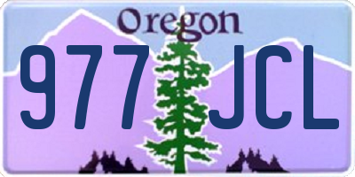 OR license plate 977JCL