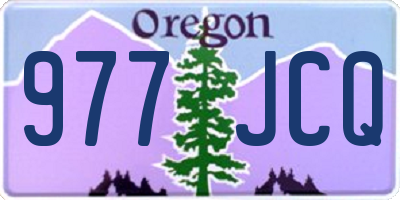 OR license plate 977JCQ