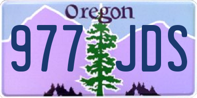 OR license plate 977JDS