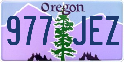 OR license plate 977JEZ