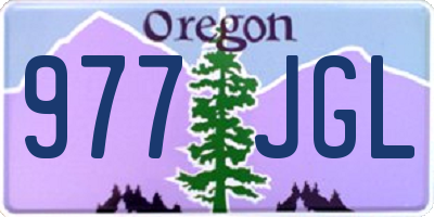 OR license plate 977JGL