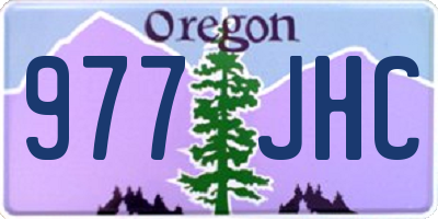 OR license plate 977JHC