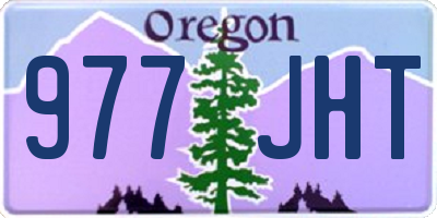 OR license plate 977JHT