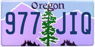 OR license plate 977JIQ