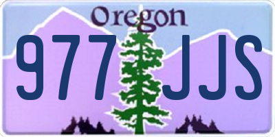 OR license plate 977JJS