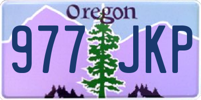 OR license plate 977JKP