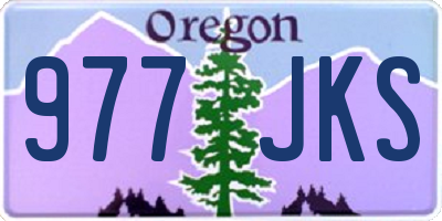 OR license plate 977JKS