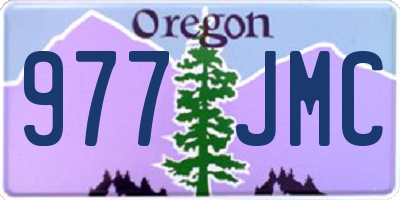 OR license plate 977JMC