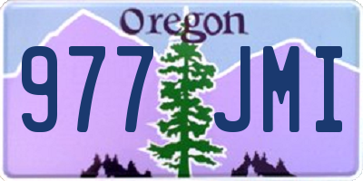 OR license plate 977JMI
