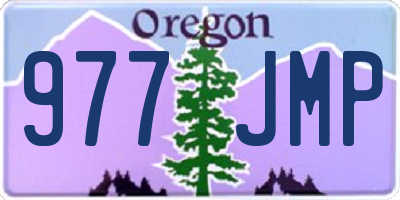 OR license plate 977JMP