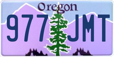 OR license plate 977JMT
