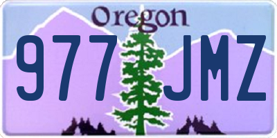 OR license plate 977JMZ