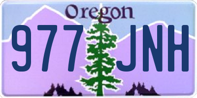 OR license plate 977JNH