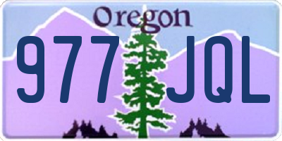 OR license plate 977JQL
