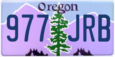 OR license plate 977JRB