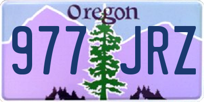 OR license plate 977JRZ