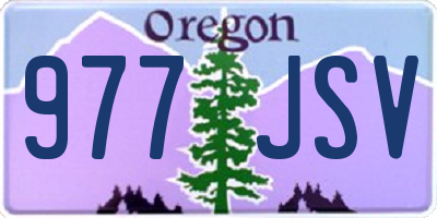 OR license plate 977JSV
