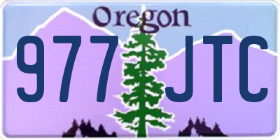 OR license plate 977JTC