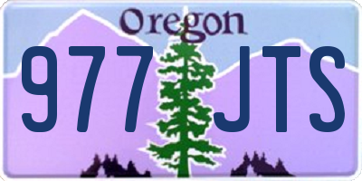OR license plate 977JTS