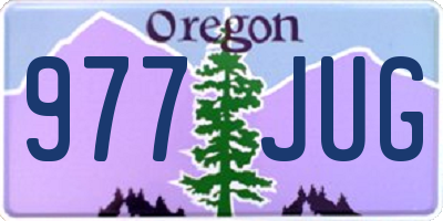 OR license plate 977JUG