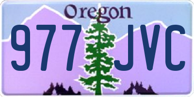 OR license plate 977JVC