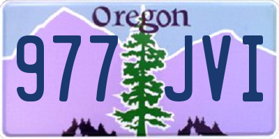 OR license plate 977JVI