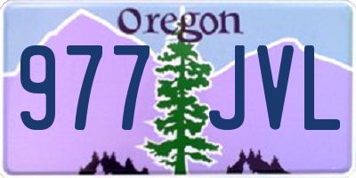 OR license plate 977JVL
