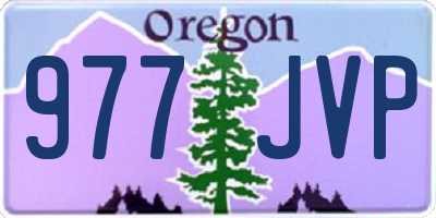 OR license plate 977JVP