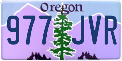 OR license plate 977JVR
