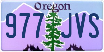 OR license plate 977JVS